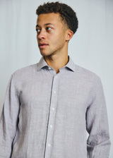 BS Antonelli Casual Modern Fit Shirt - Light Grey