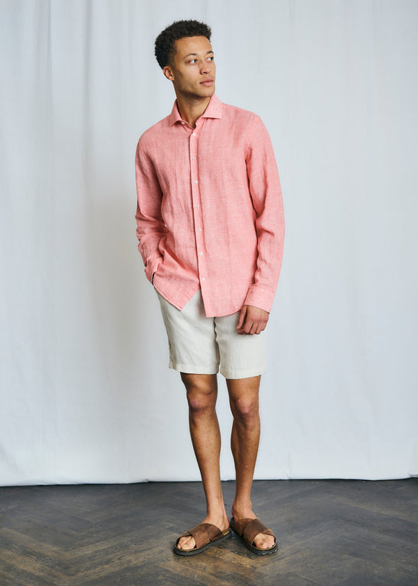 BS Antonelli Casual Modern Fit Shirt - Pink