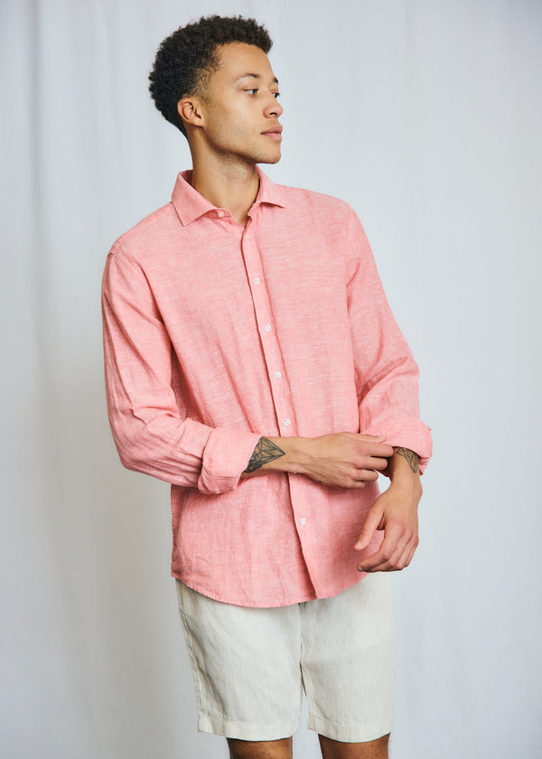 BS Antonelli Casual Modern Fit Shirt - Pink