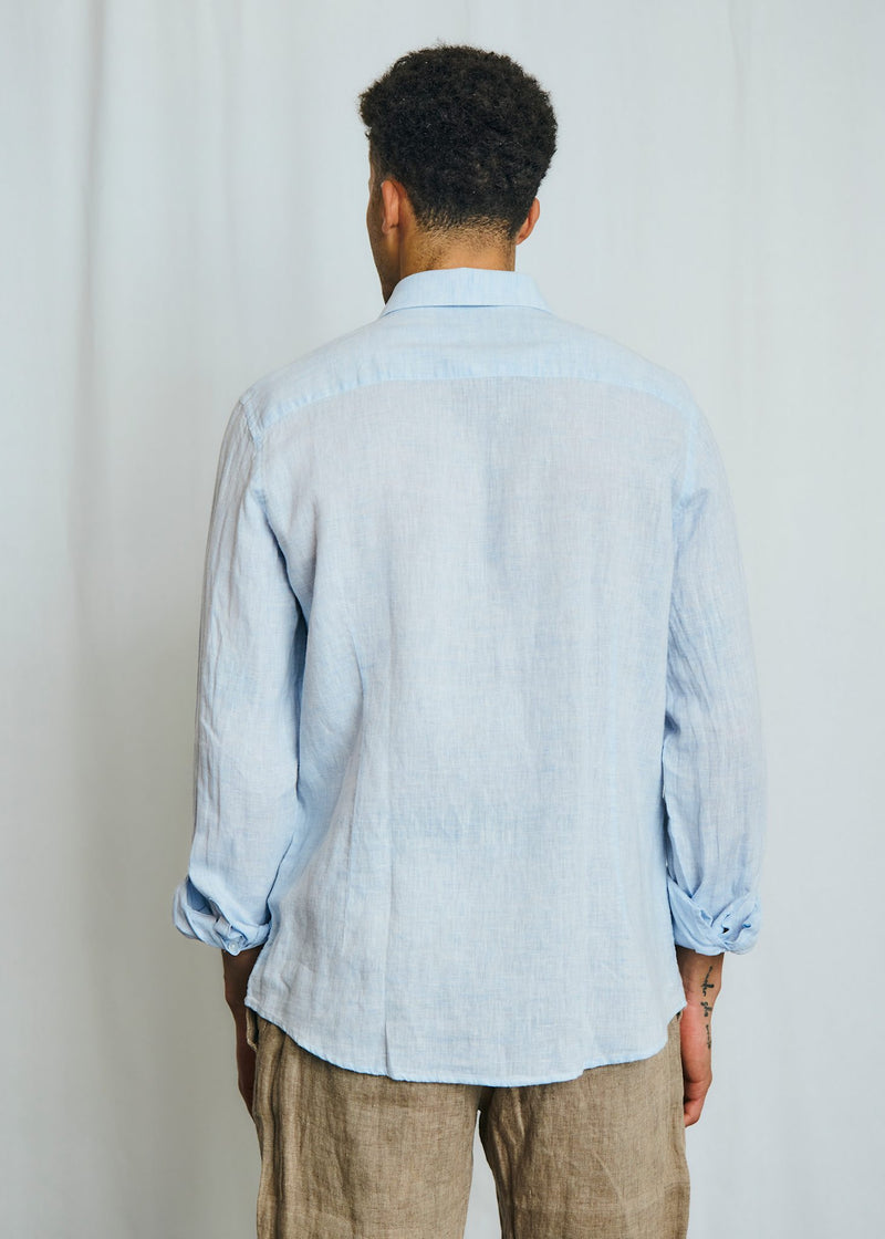 BS Antonelli Casual Modern Fit Shirt - Sky