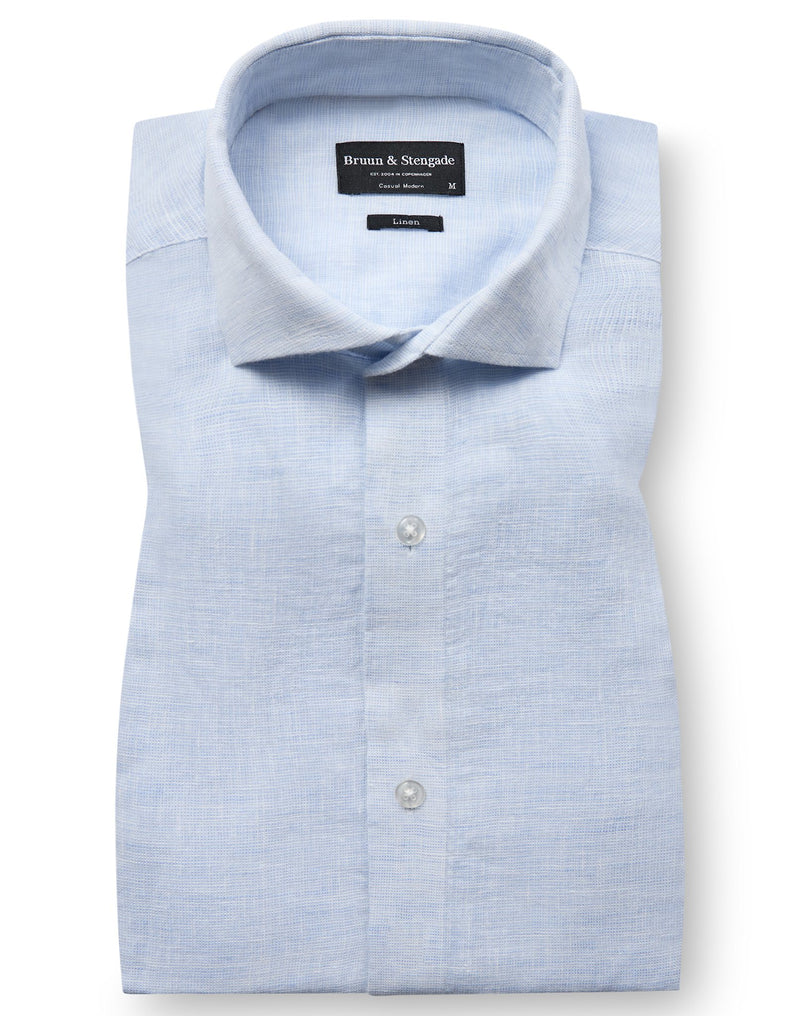 BS Antonelli Casual Modern Fit Shirt - Sky
