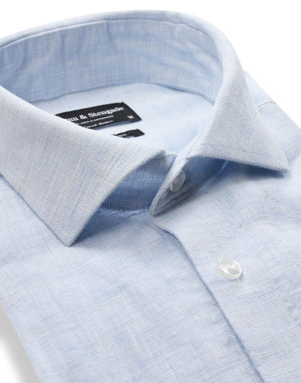 BS Antonelli Casual Modern Fit Shirt - Sky