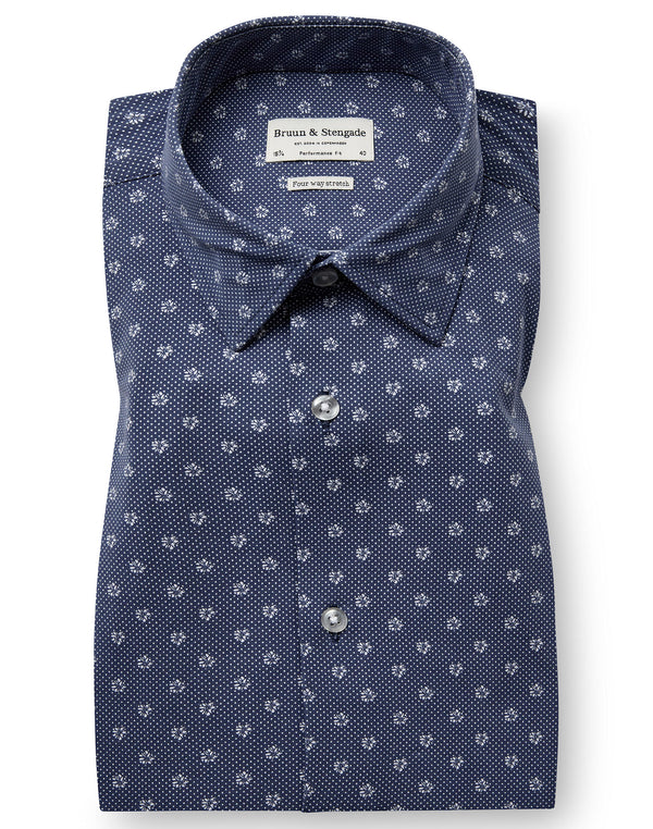BS Grenier Performance Fit Shirt - Dark Blue