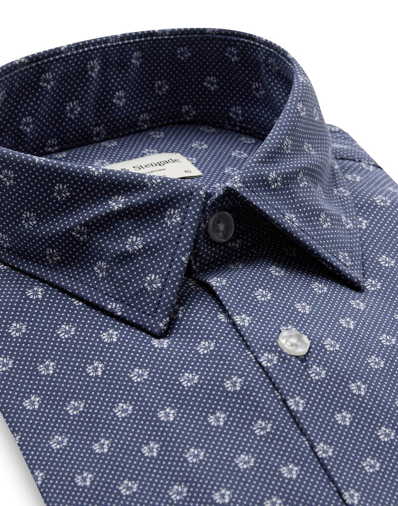 BS Grenier Performance Fit Shirt - Dark Blue