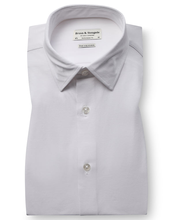 BS Nava Performance Fit Shirt - White