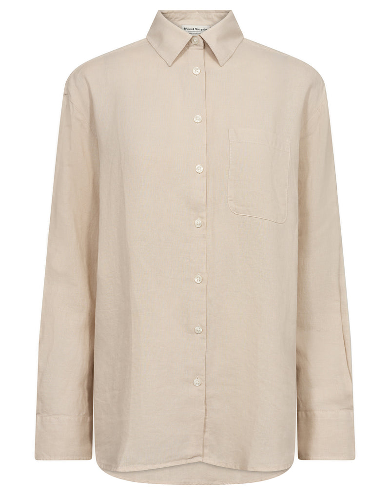 BS Aglaia Regular Fit Shirt - Sand
