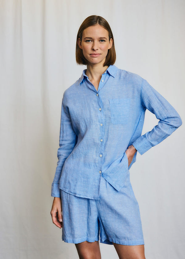 BS Aglaia Regular Fit Shirt - Light Blue