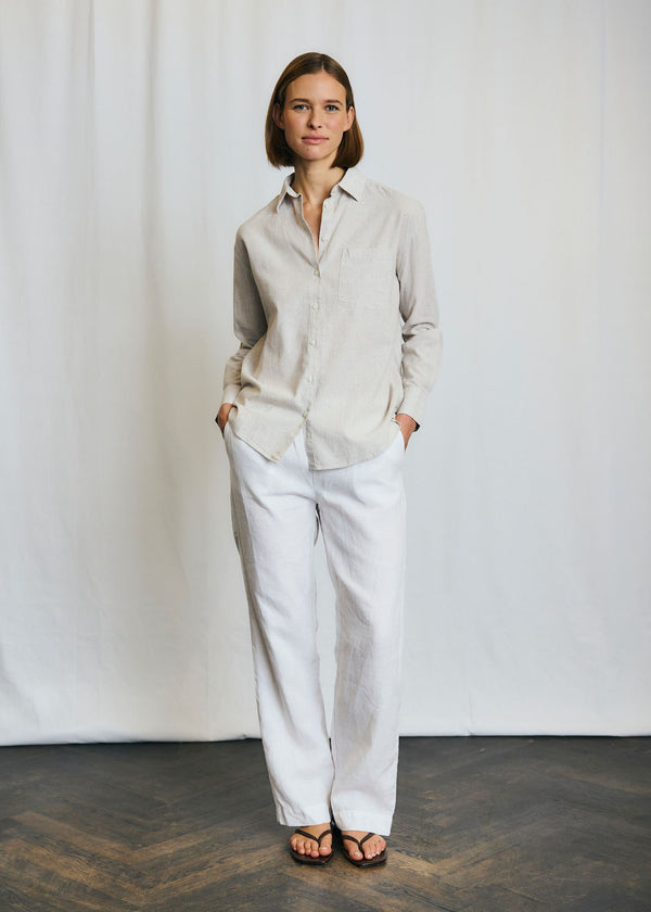 BS Aglaia Regular Fit Shirt - Clay/White