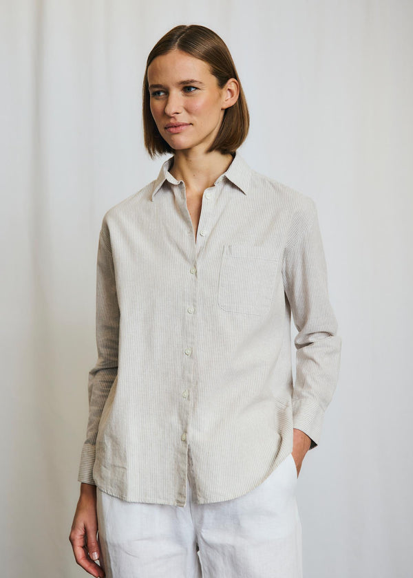 BS Aglaia Regular Fit Shirt - Clay/White