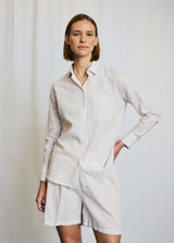 BS Aglaia Regular Fit Shirt - Sand/White