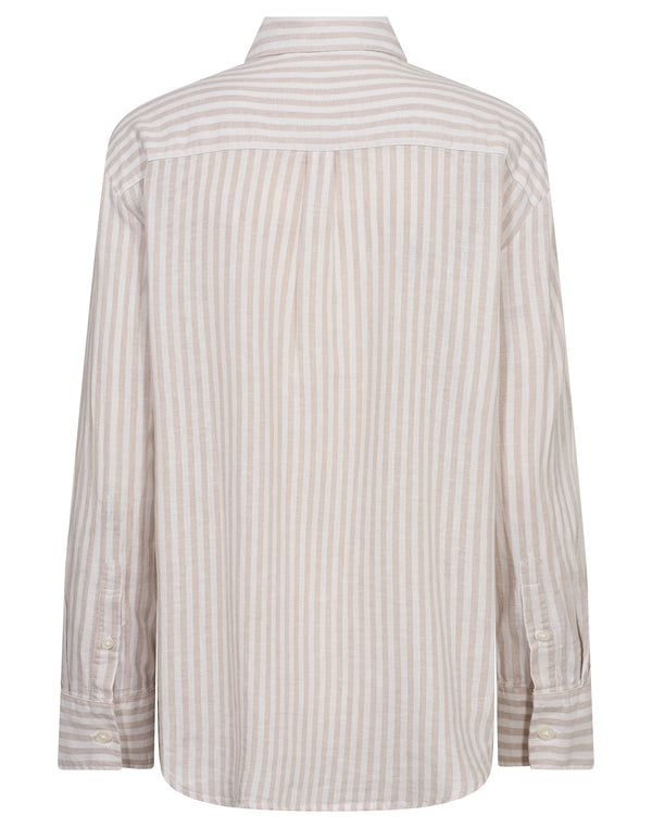 BS Aglaia Regular Fit Shirt - Sand/White