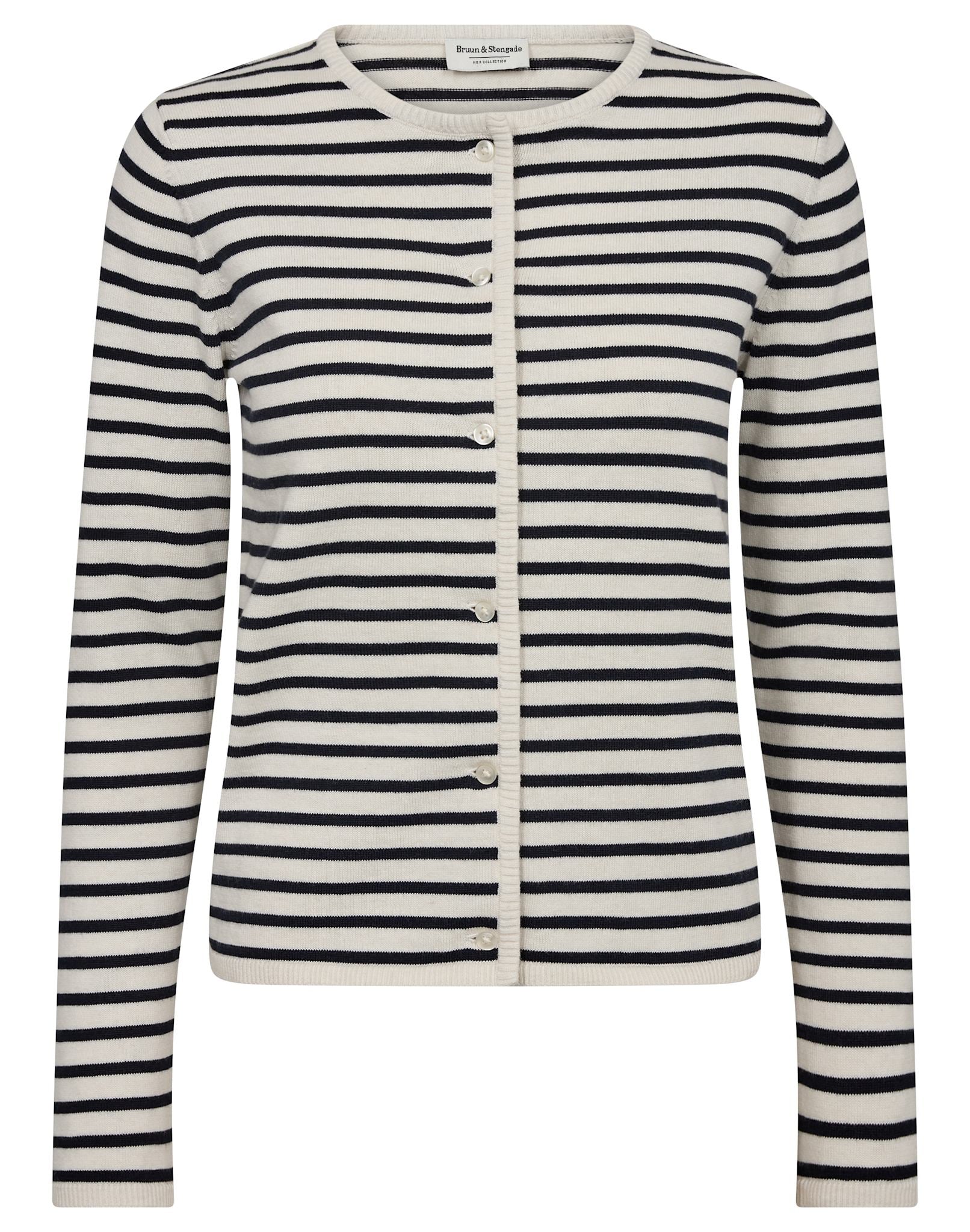 BS Melina Regular Fit Knitwear - Off White/Navy