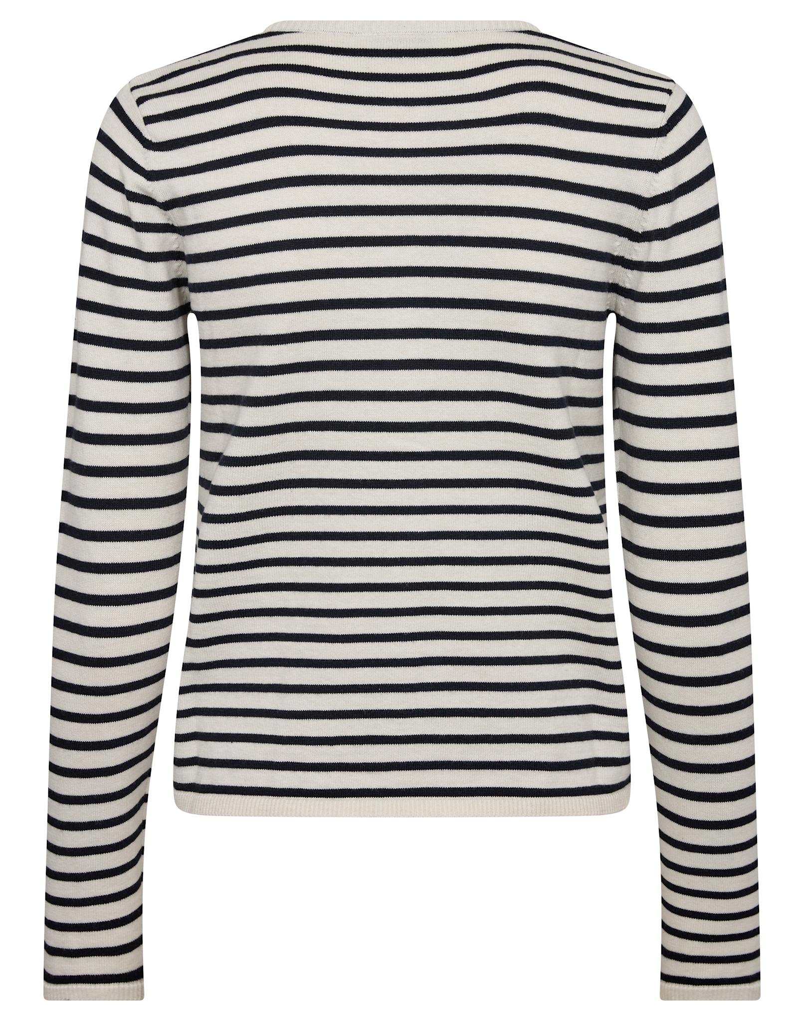 BS Melina Regular Fit Knitwear - Off White/Navy