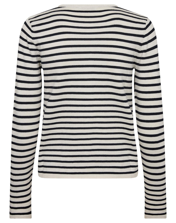 BS Melina Regular Fit Knitwear - Off White/Navy