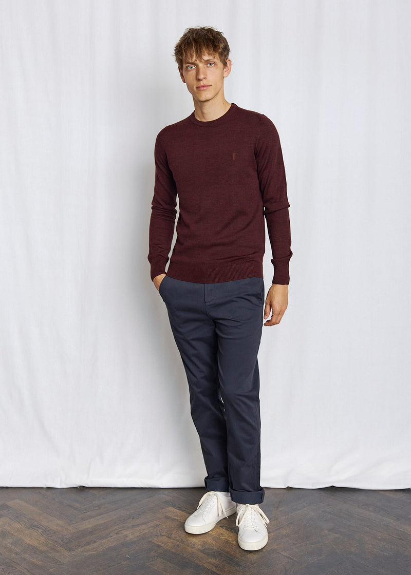 BS Jupiter Regular Fit Knitwear - Bordeaux