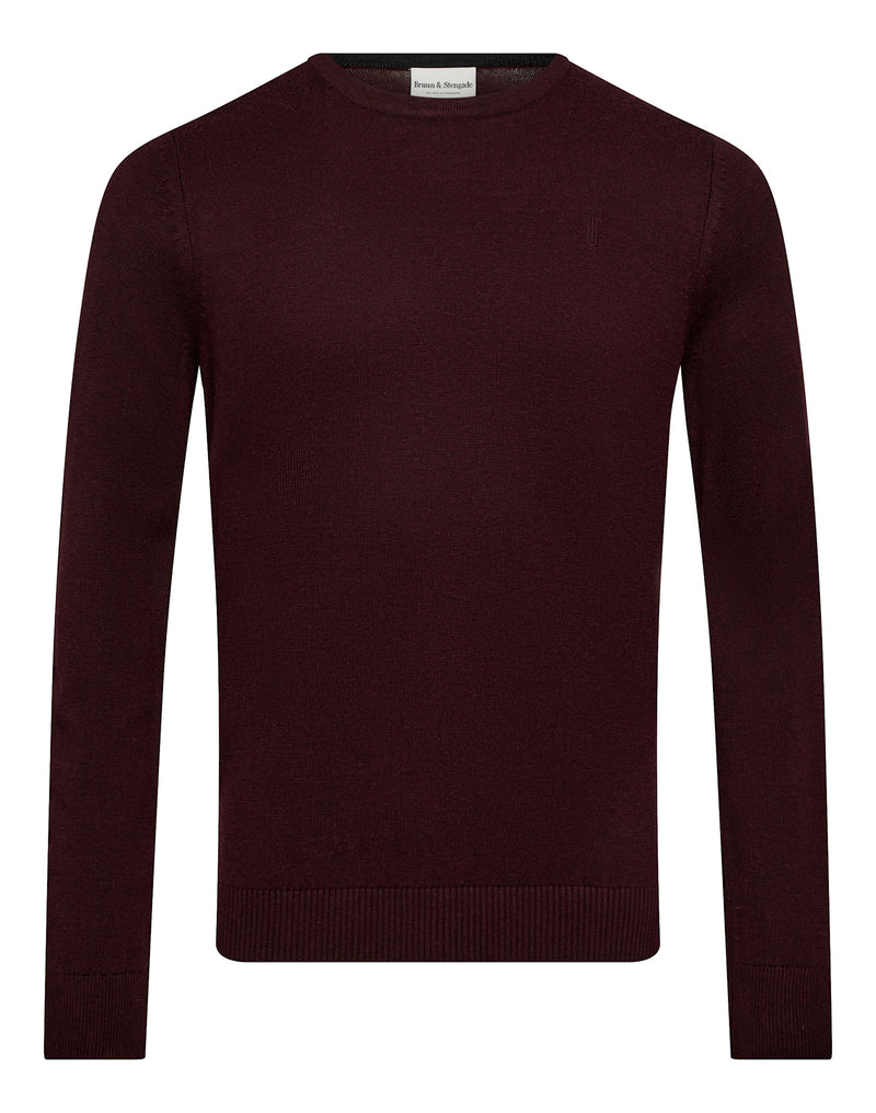 BS Jupiter Regular Fit Knitwear - Bordeaux