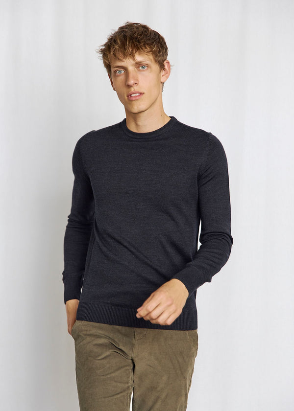 BS Jupiter Regular Fit Knitwear - Charcoal
