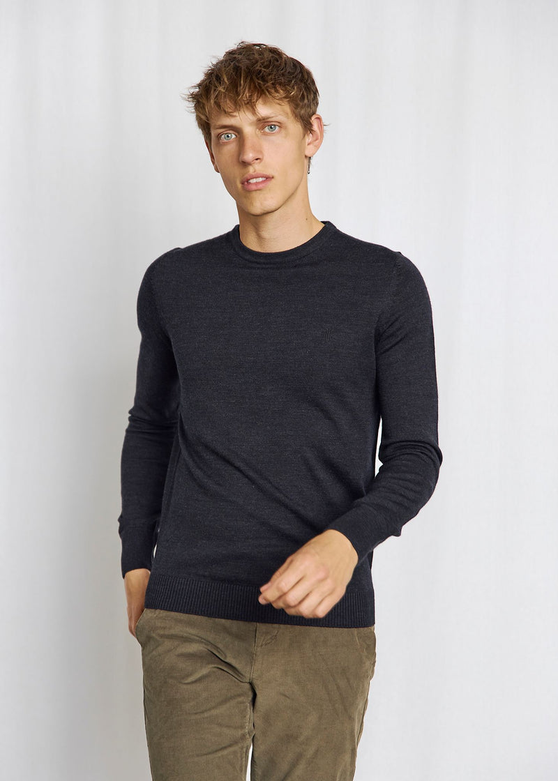 BS Jupiter Regular Fit Knitwear - Charcoal
