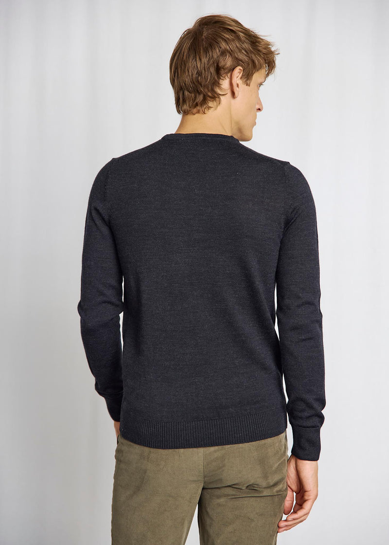 BS Jupiter Regular Fit Knitwear - Charcoal