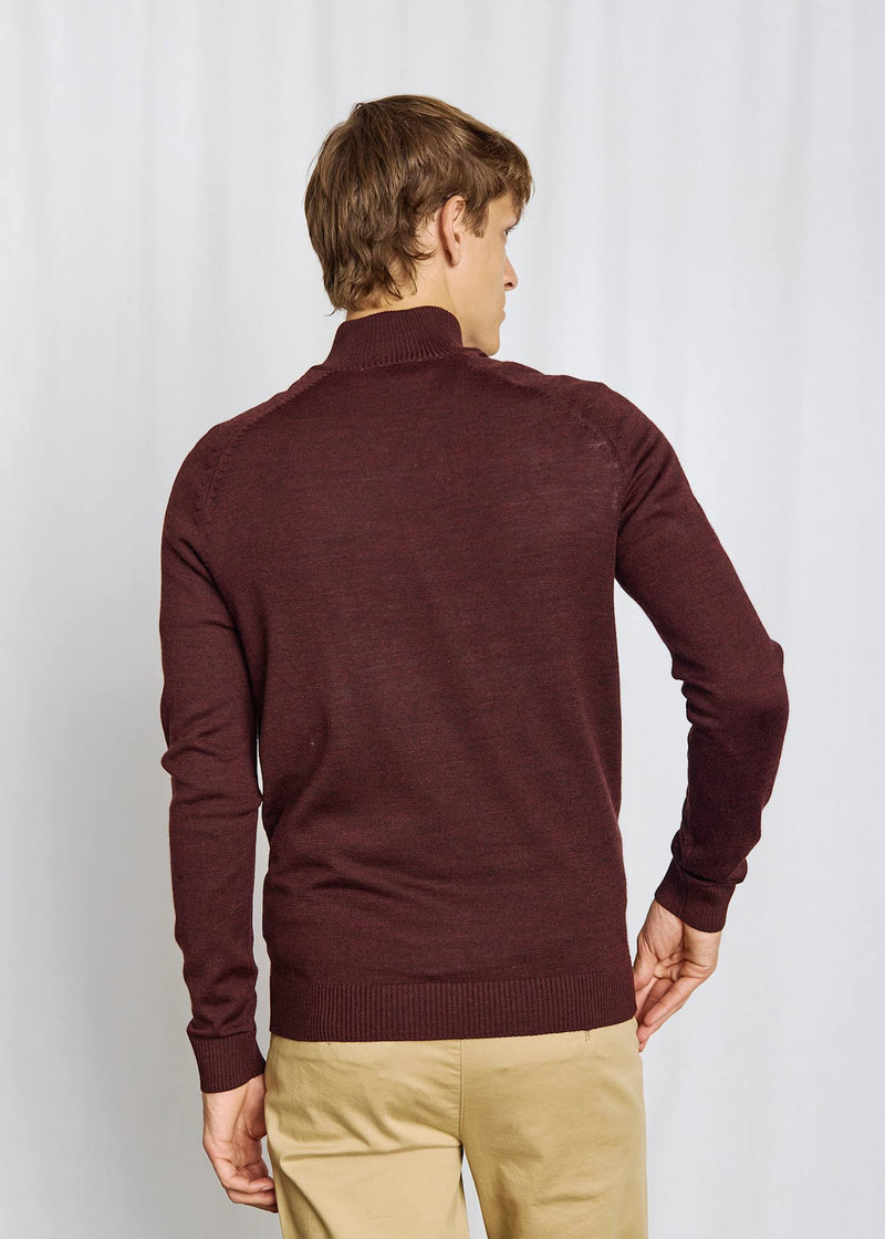 BS Pelle Regular Fit Knitwear - Bordeaux