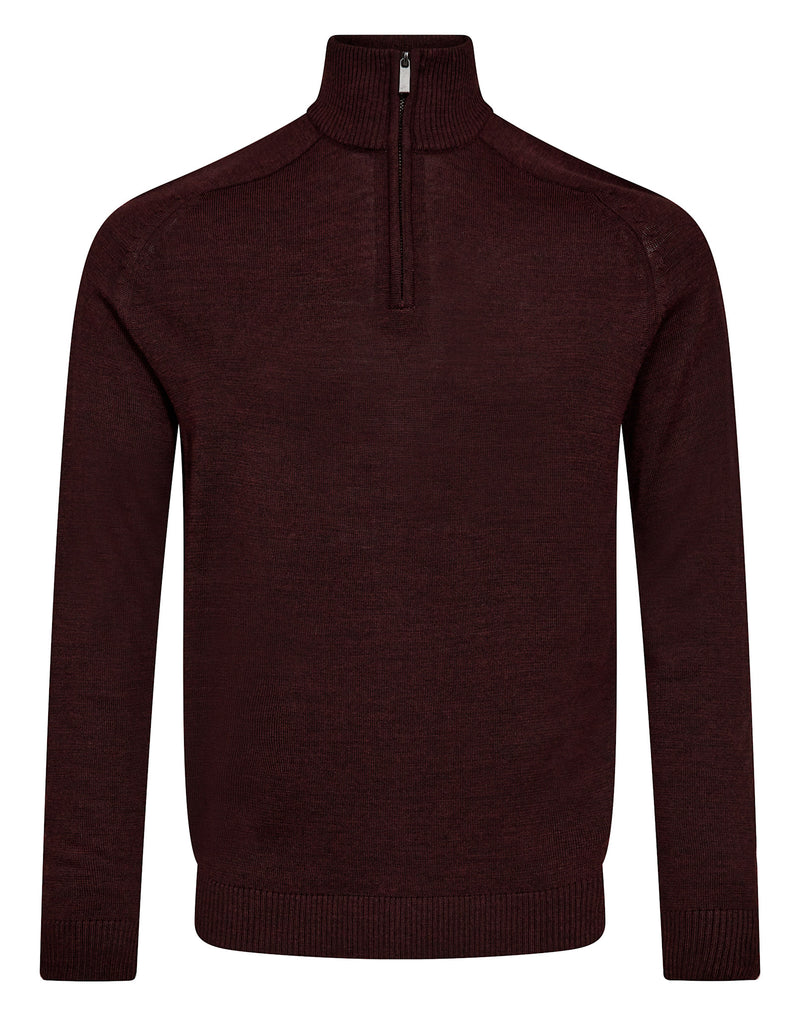 BS Pelle Regular Fit Knitwear - Bordeaux