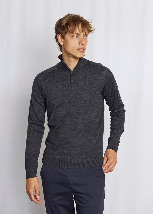BS Pelle Regular Fit Knitwear - Grey