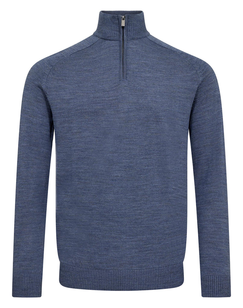 BS Pelle Regular Fit Knitwear - Ocean