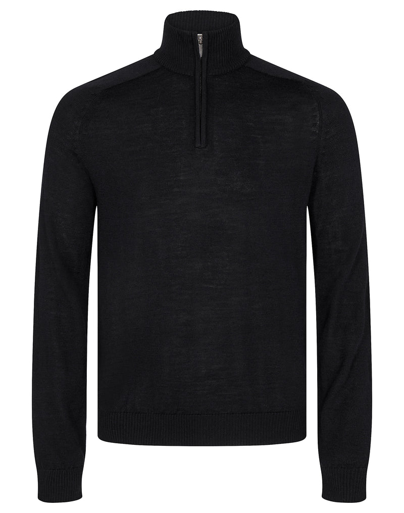 BS Pelle Regular Fit Knitwear - Black