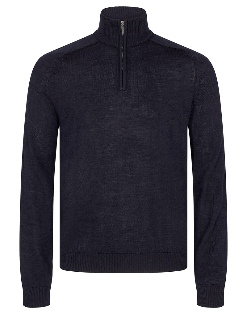 BS Pelle Regular Fit Knitwear - Navy