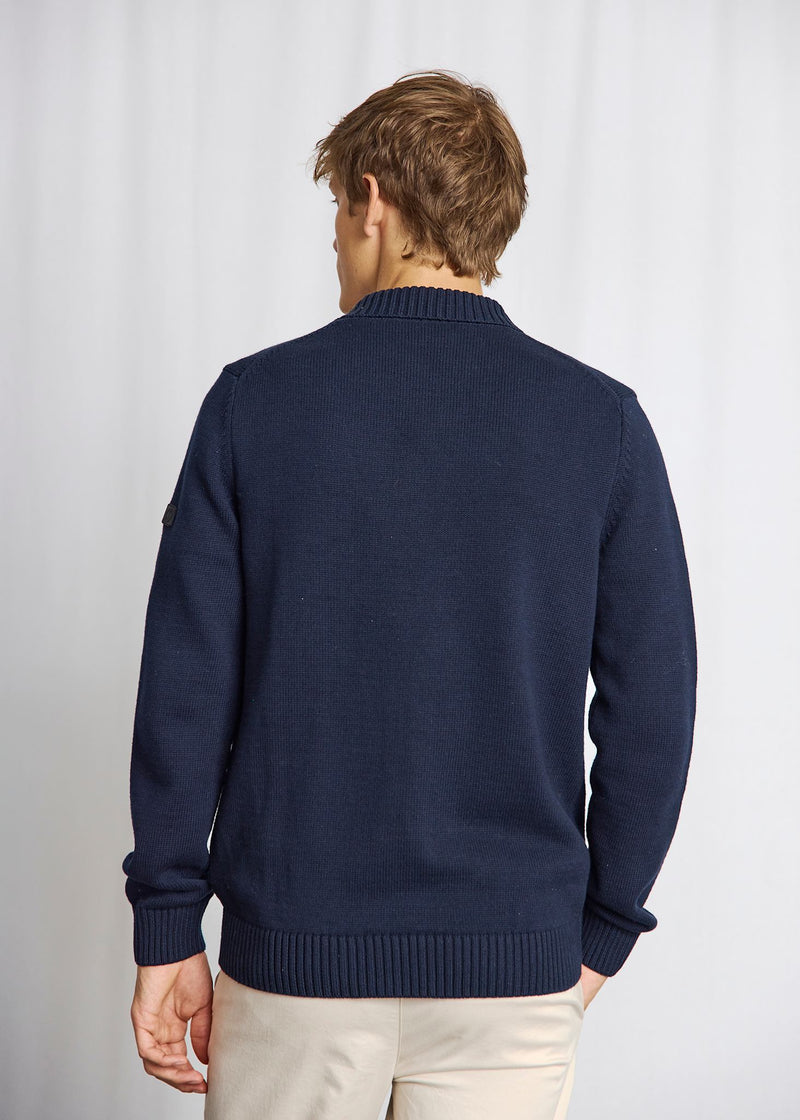 BS Bjarte Regular Fit Knitwear - Navy