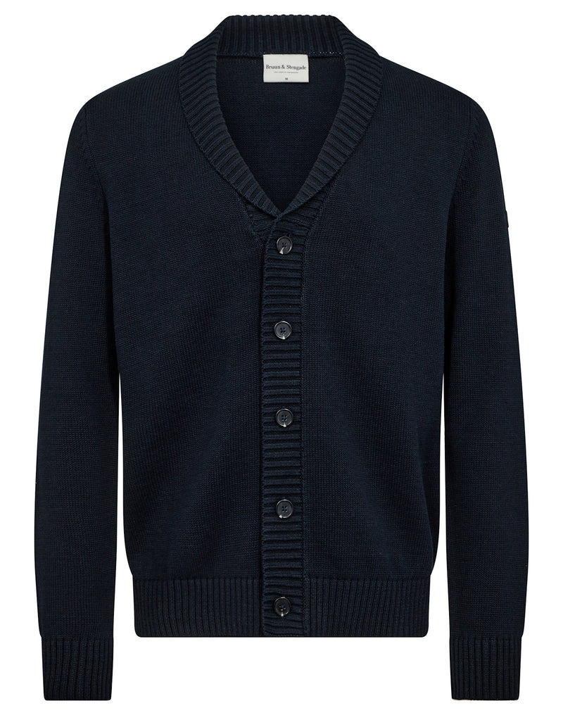 BS Bjarte Regular Fit Knitwear - Navy