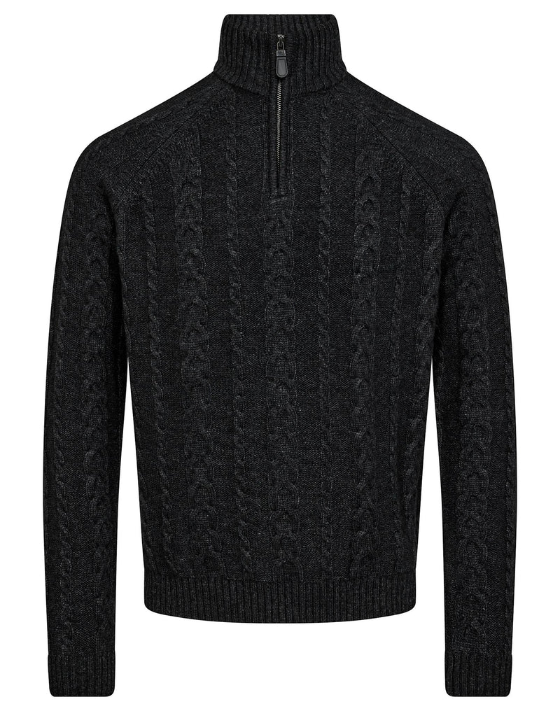BS Askel Regular Fit Knitwear - Charcoal