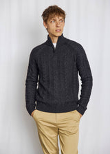 BS Askel Regular Fit Knitwear - Charcoal