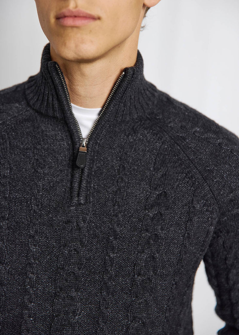 BS Askel Regular Fit Knitwear - Charcoal