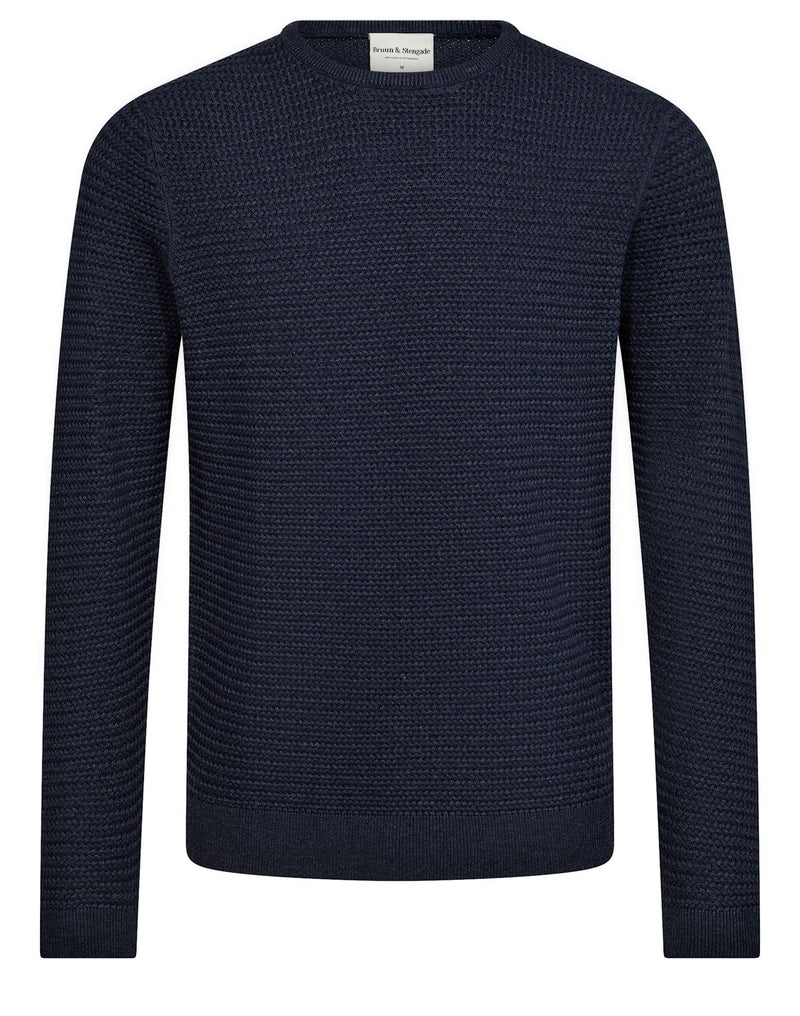 BS Arnlaug Regular Fit Knitwear - Thunder