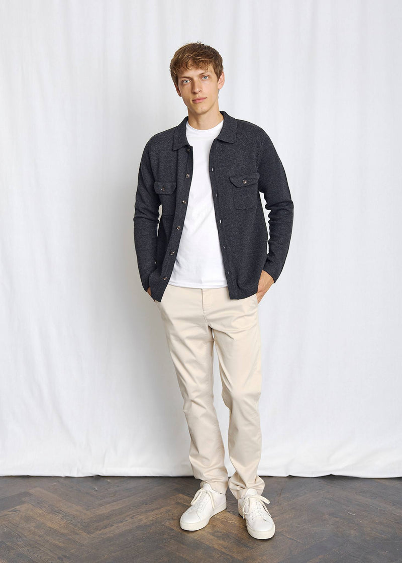 BS Nannak Regular Fit Knitwear - Charcoal