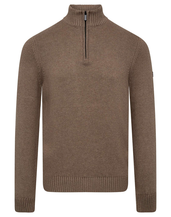BS Naist Regular Fit Knitwear - Brown