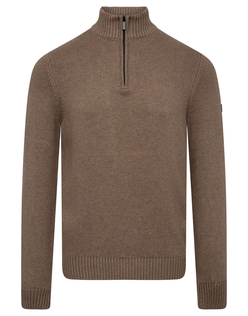 BS Naist Regular Fit Knitwear - Brown