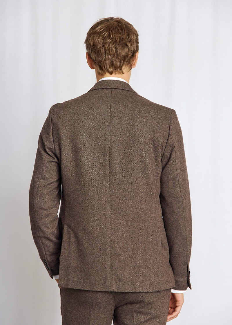 BS Chiavari Classic Fit Blazer - Brown