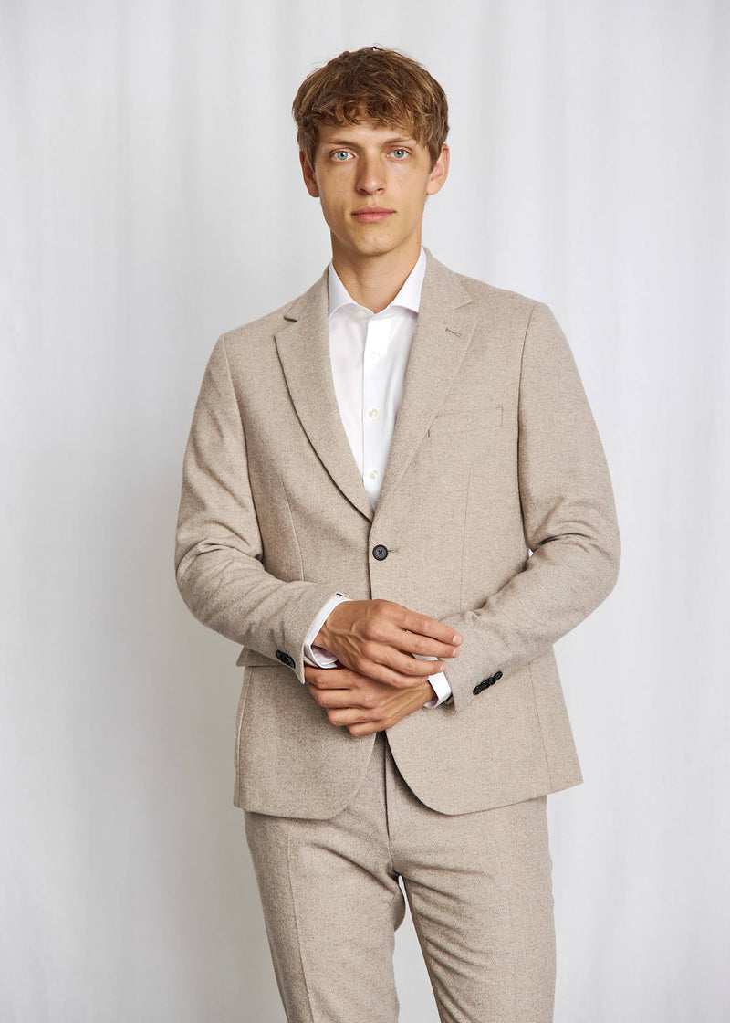 BS Chiavari Classic Fit Blazer - Light Brown