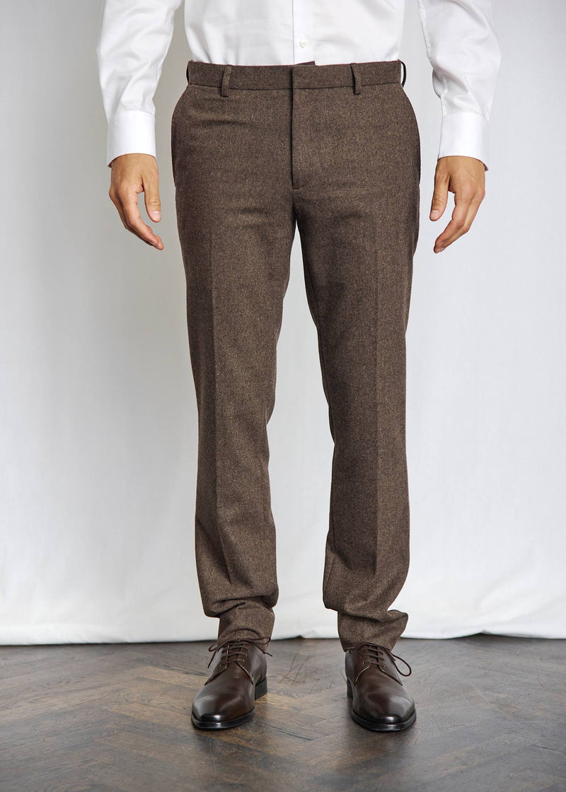 BS Rapallo Classic Fit Suit Pants - Brown