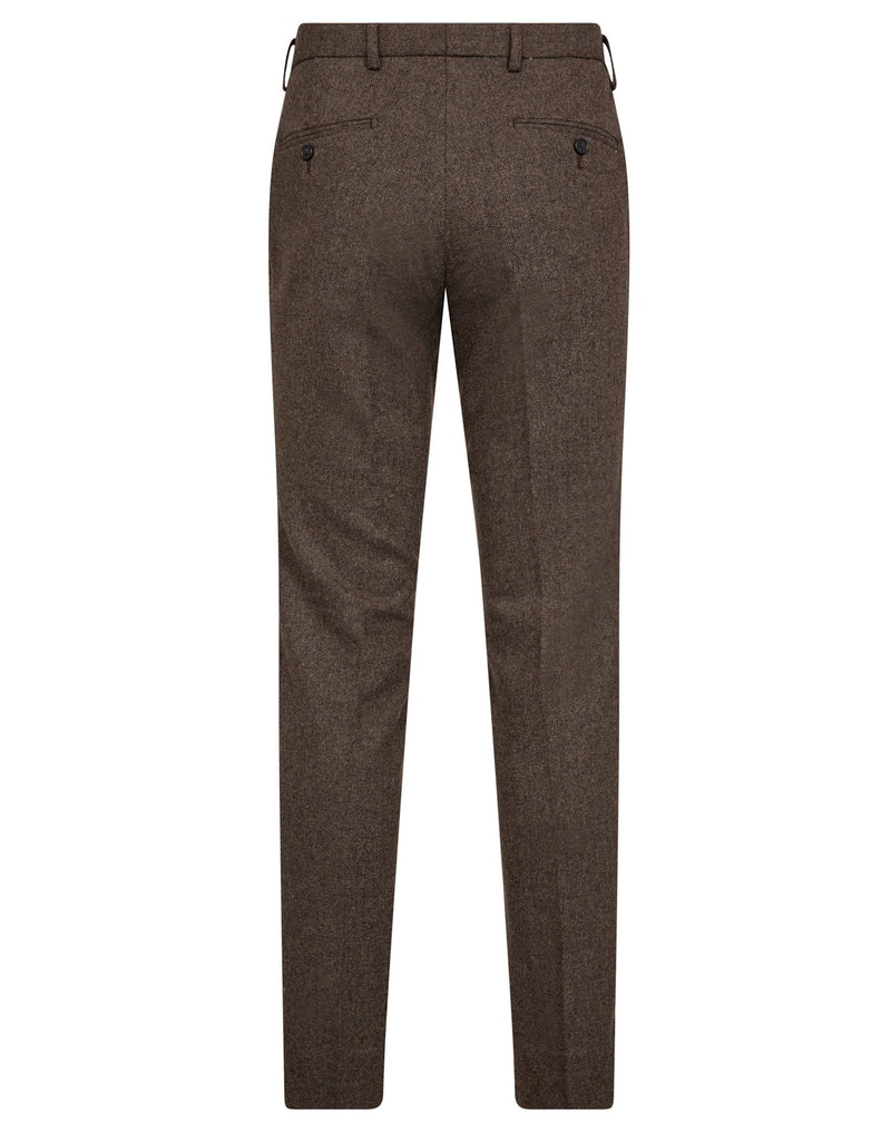 BS Rapallo Classic Fit Suit Pants - Brown