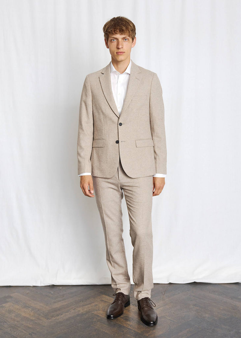 BS Rapallo Classic Fit Suit Pants - Light Brown