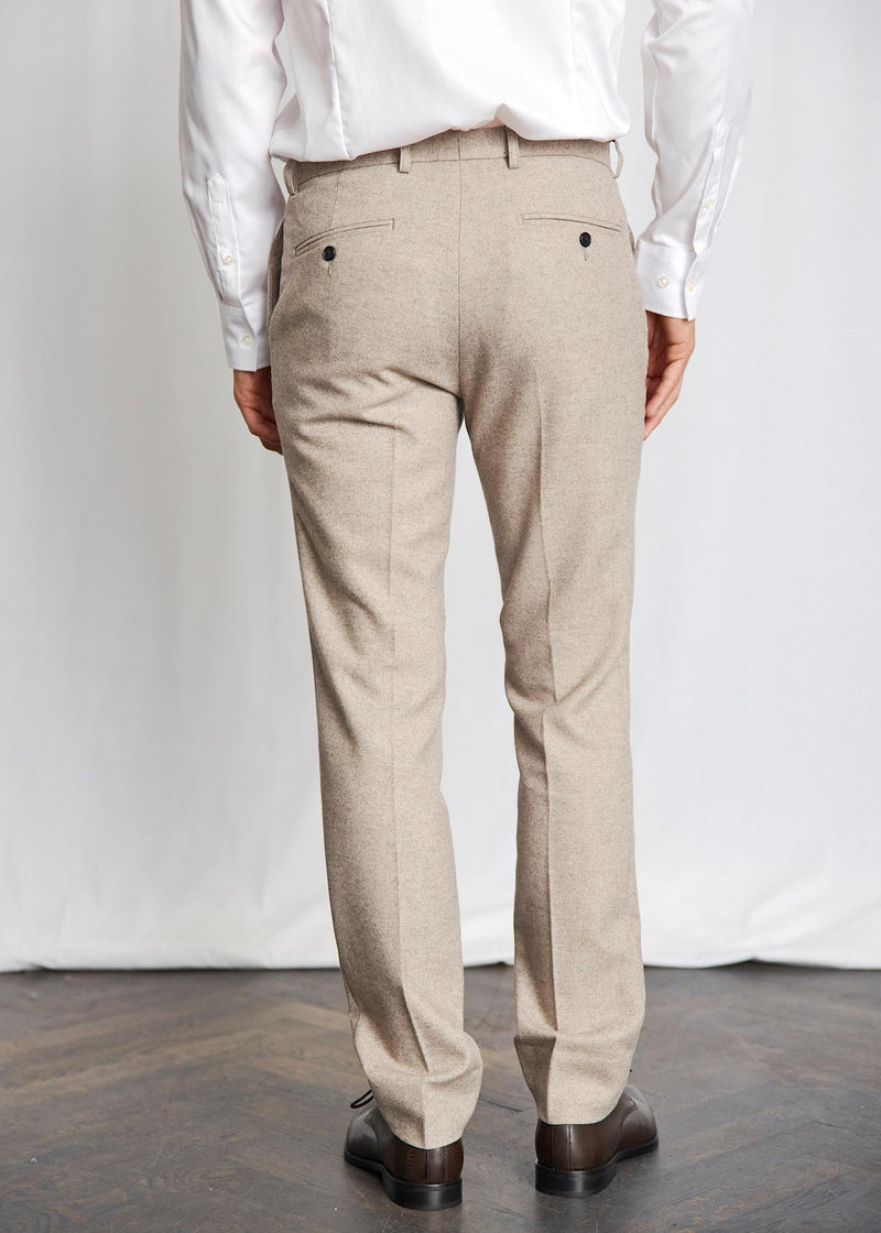 BS Rapallo Classic Fit Suit Pants - Light Brown