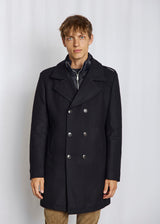 BS Nelson Slim Fit Coat - Black