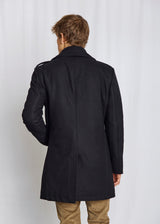 BS Nelson Slim Fit Coat - Black