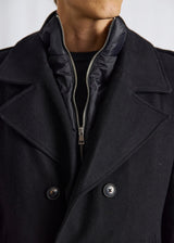 BS Nelson Slim Fit Coat - Black