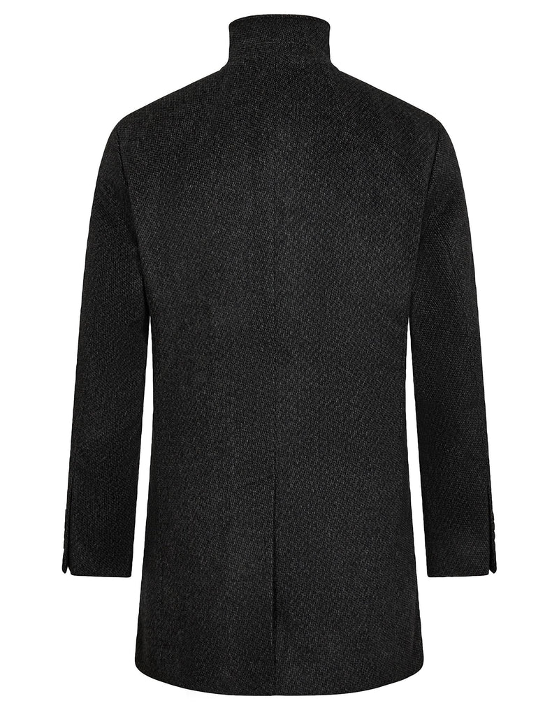 BS Ontario Slim Fit Coat - Dark Grey
