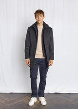 BS Ontario Slim Fit Coat - Dark Grey