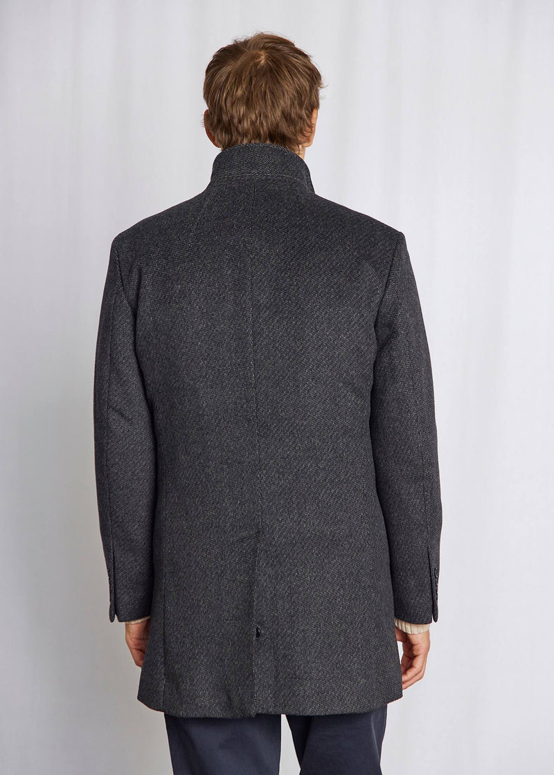 BS Ontario Slim Fit Coat - Dark Grey